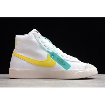 Nike Blazer Mid 77 Vintage We Beyaz / Sarı Kaykay Ayakkabı Türkiye - SISDNO00